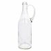 Купить Стеклянная бутылка 1 л прозрачная с ручкой в Волгодонске