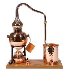 Аламбик сувенирный 0,7 л на деревянной основе со спиртовой горелкой в Волгодонске