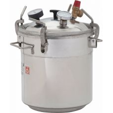 Купить Автоклав Малыш Газ Нерж на 22 литра с кассетой и фальшдном в Волгодонске