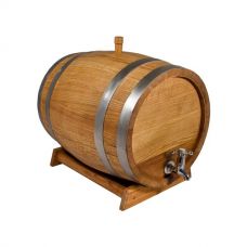 Купить Бочка с краном 30 л Люкс (колотый дуб) в Волгодонске