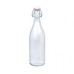 Стеклянная бутылка «Дарья-Грань» 1 л с механической крышкой