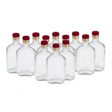Купить Комплект стеклянных бутылок «Фляжка» 0,25 л (12 шт.) в Волгодонске