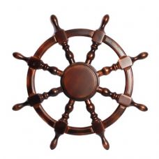 Купить Штурвал сувенирный средний (береза, лакированный) в Волгодонске