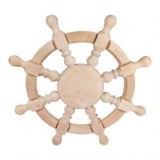 Купить Штурвал сувенирный малый (береза, без покраски) в Волгодонске