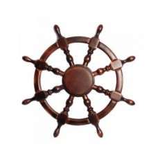 Купить Штурвал сувенирный малый (береза, темный лак) в Волгодонске